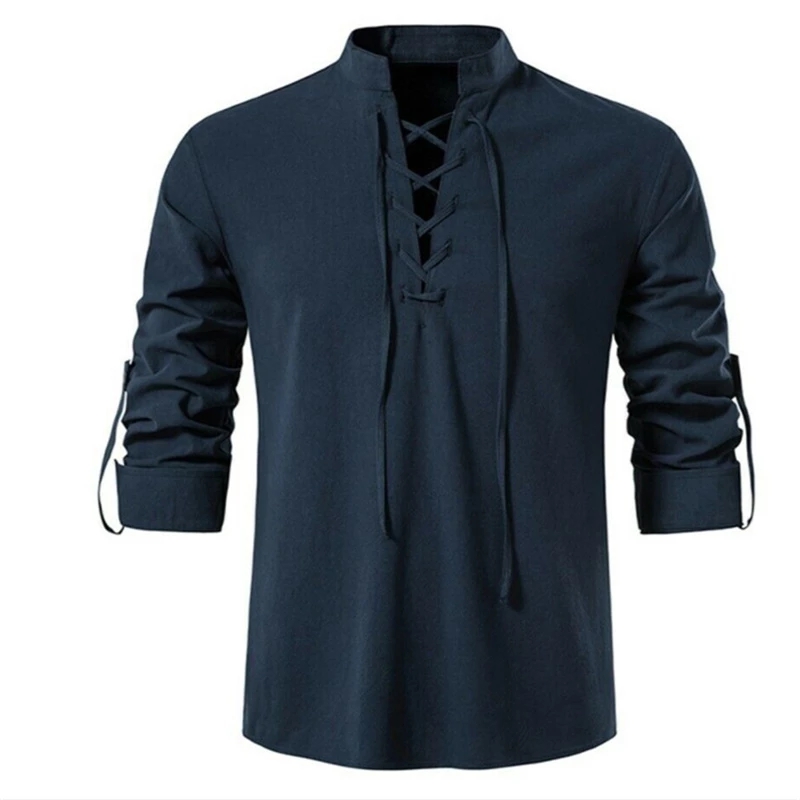2023 New Men's V-neck shirt T- - Summer Viking Clothing recensione e prezzo