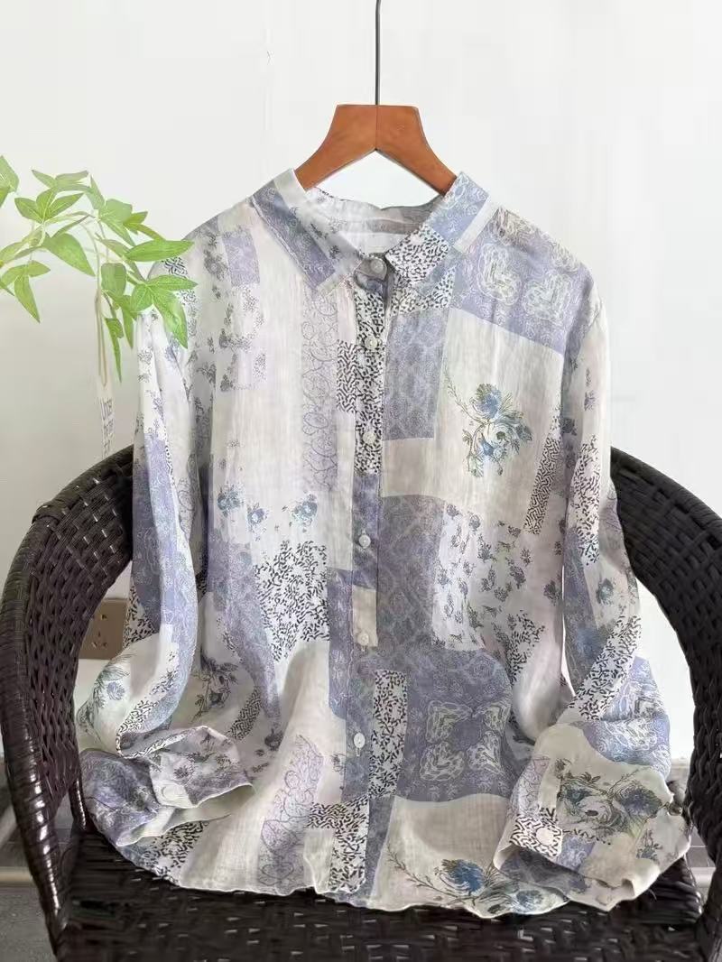 100% Ramie linen shirts and bl - Vintage Summer Clothing Brand recensione e prezzo