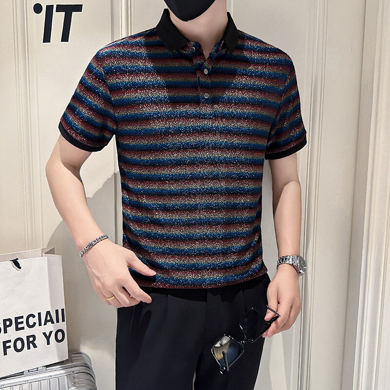 Summer Sequins Men's Polo Shir - Summer Nights Clothing recensione e prezzo