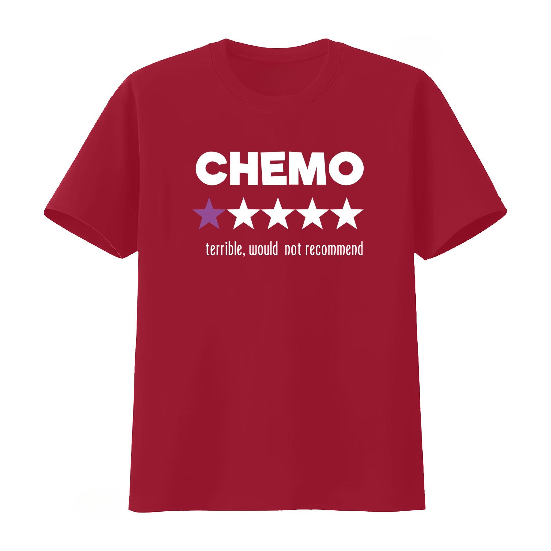 Funny Chemo T Shirt with Star  - Summer Clothing Recommendations recensione e prezzo