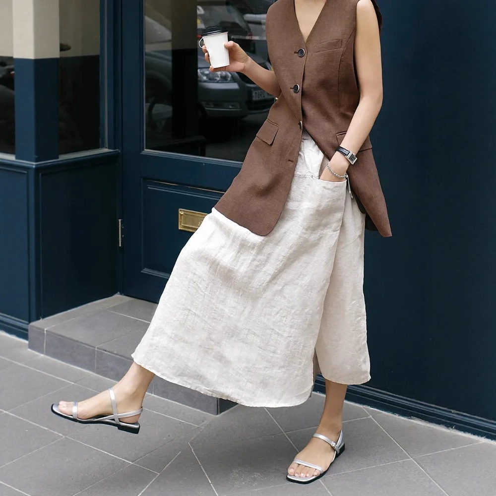 2026 New Summer Women's Cotton - Palazzo Pant Wide recensione e prezzo