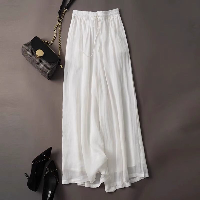 Double-Layer Cotton Linen Wide - Palazzo Pant Wide recensione e prezzo