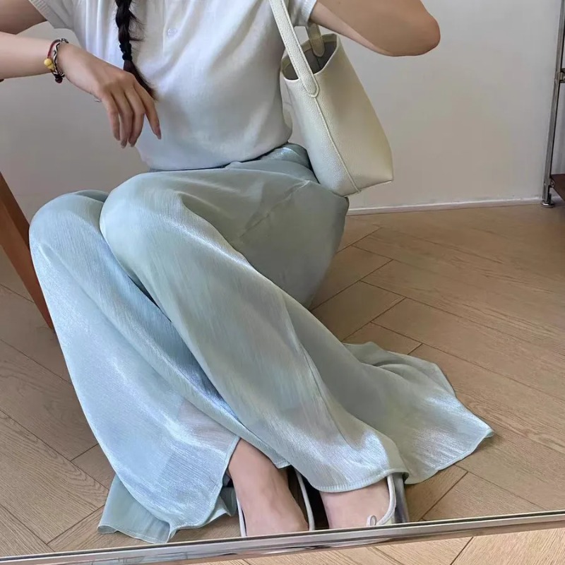 Women's Glitter Sheer Wide Leg - Palazzo Pant Wide recensione e prezzo