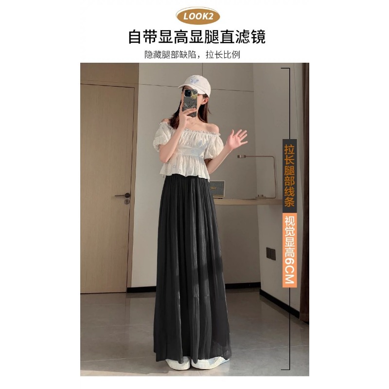 Women's Glitter Sheer Wide Leg - Palazzo Pant Wide recensione e prezzo