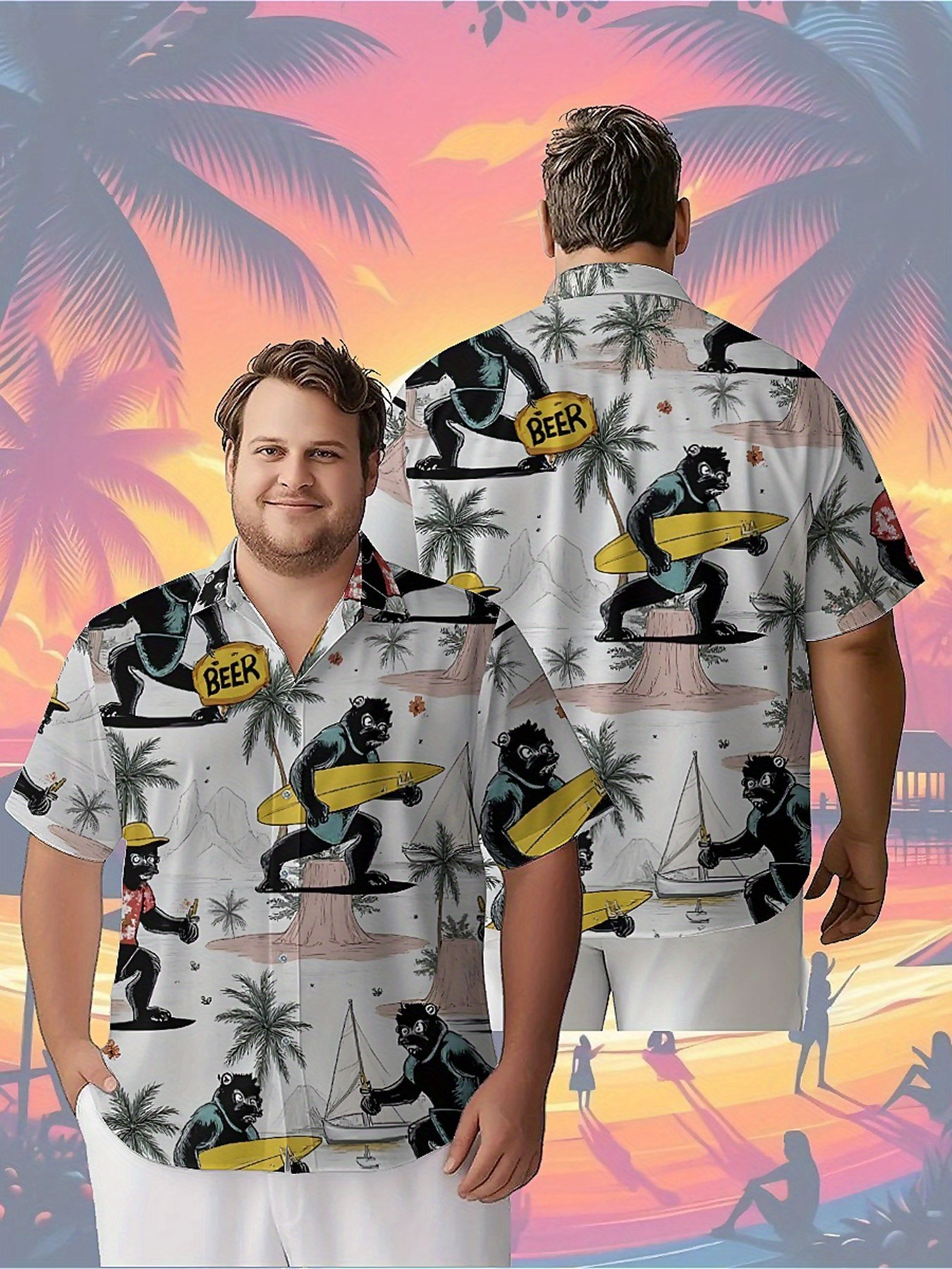 Men's Plus Size Hawaiian Shirt - Summer Clothing Patterns recensione e prezzo