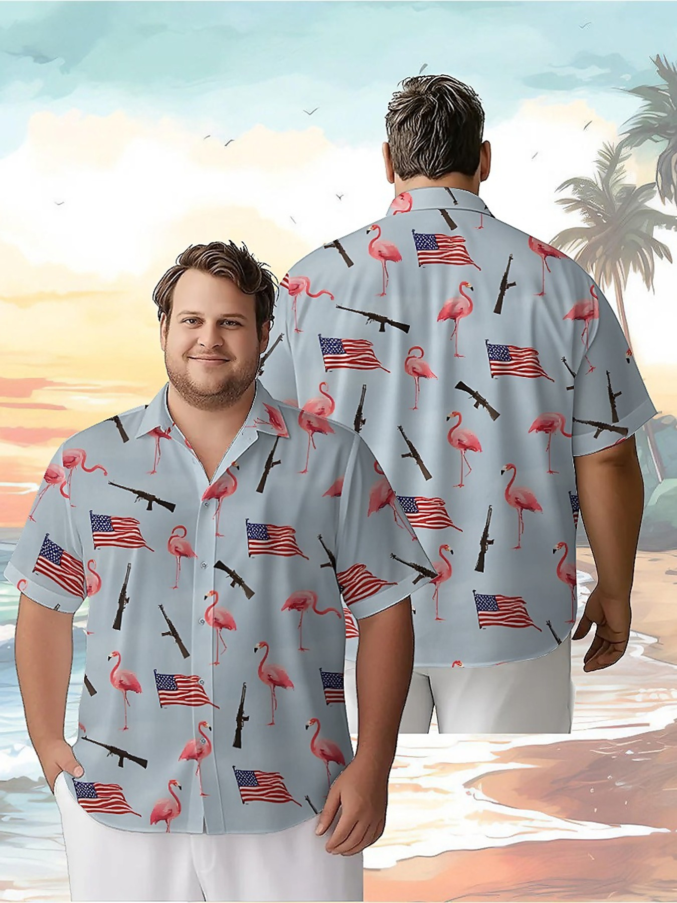 Men's Plus Size Hawaiian Shirt - Summer Clothing Patterns recensione e prezzo