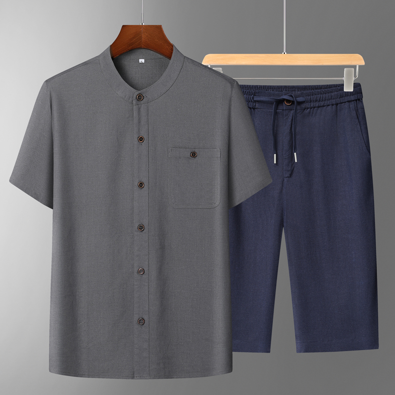 Men's Cotton Linen Tang Suit S - Summer Clothing Men Linen recensione e prezzo