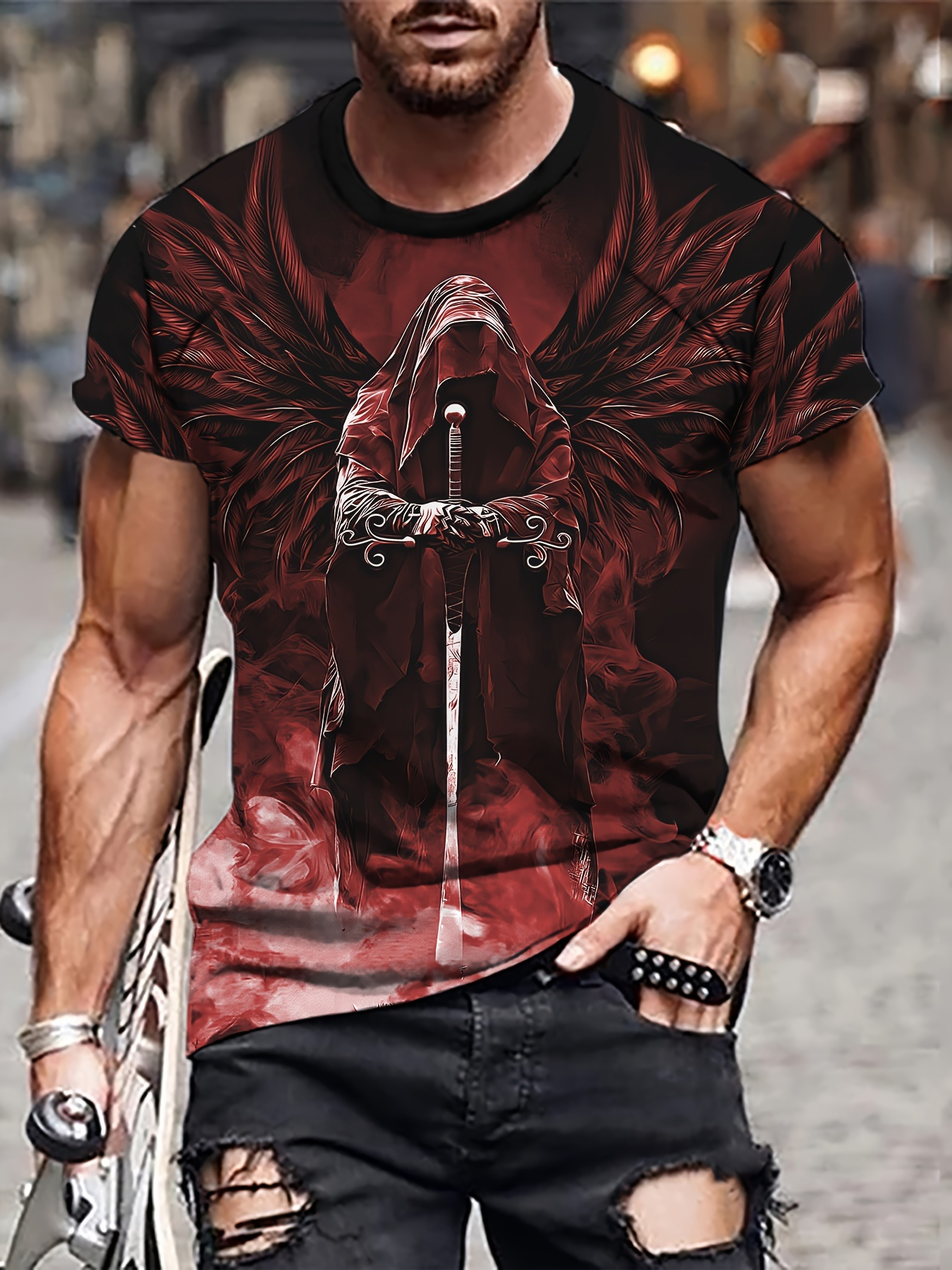 Summer Viking Warrior Pattern  - Summer Viking Clothing recensione e prezzo