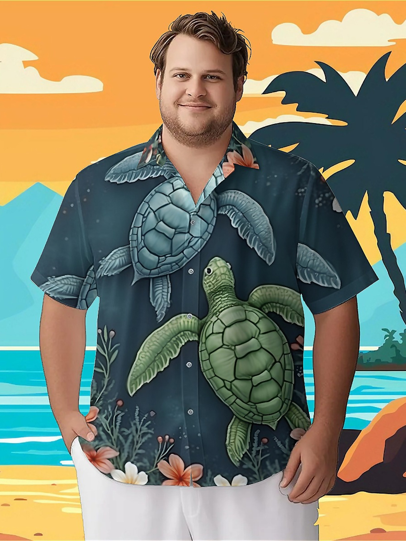 Men's Plus Size Hawaiian Shirt - Summer Clothing Patterns recensione e prezzo