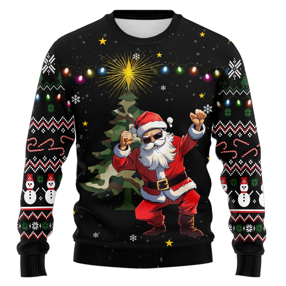 2026 Camo Santa Claus Graphic  - Summer Jumper Clothing recensione e prezzo