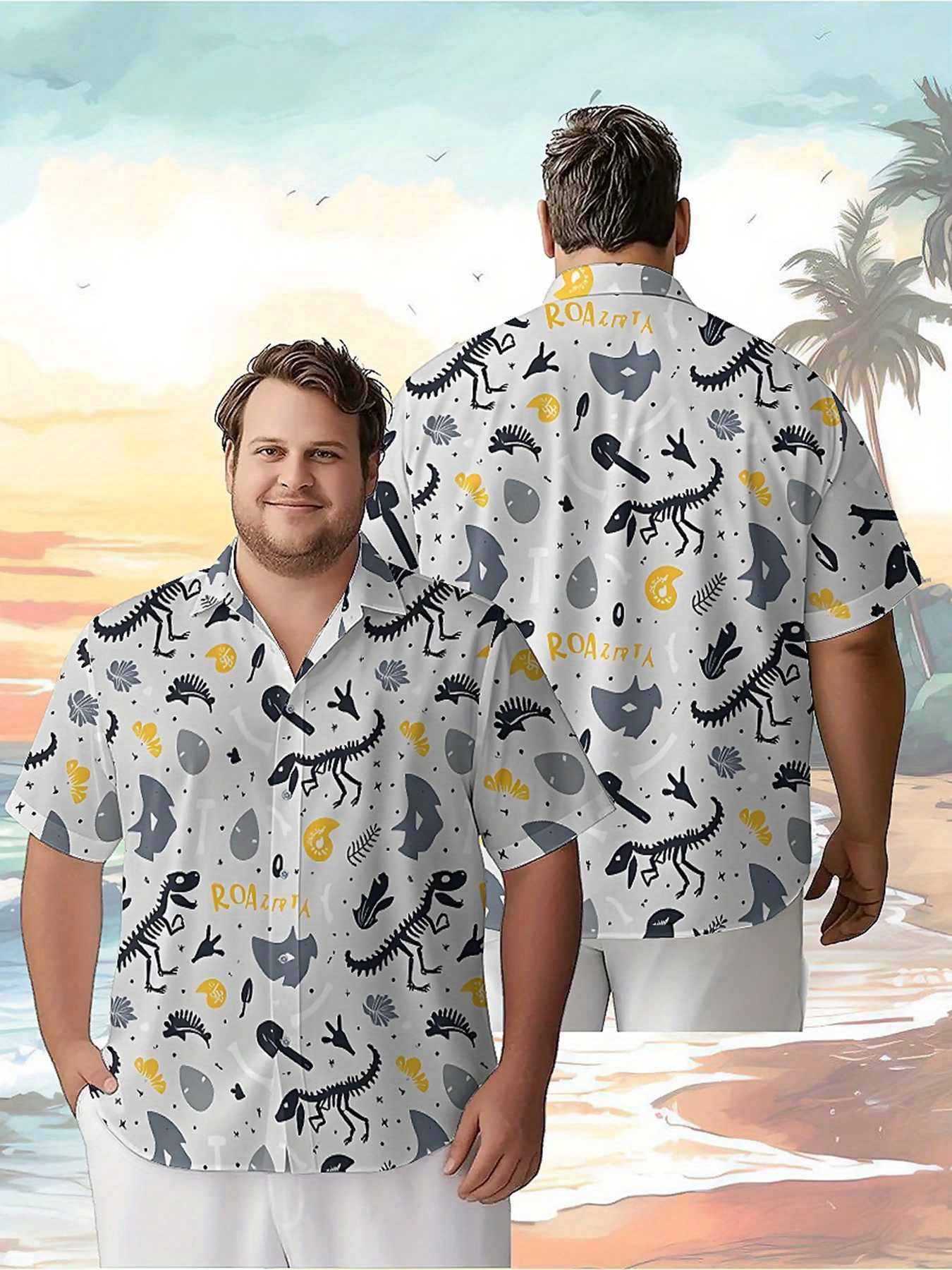 Men's Plus Size Hawaiian Shirt - Summer Clothing Patterns recensione e prezzo